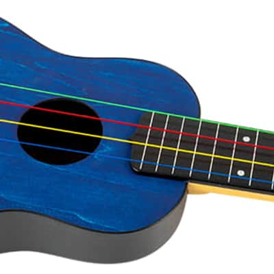 Flight TUSL-KIDZ Concert Scale Soprano Travel Ukulele New - Blue image 4