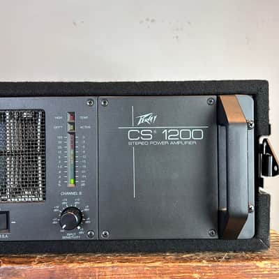 【PEAVEY】CS-1200 ステレオパワーアンプ PEAVEY】CS-1200 ステレオパワーアンプ - メルカリ