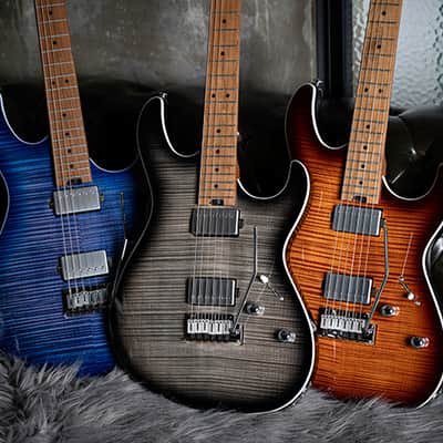 Cort G290 FAT II, Roasted Maple Neck & Fretboard, Antique Violin Burst, Mint, image 2