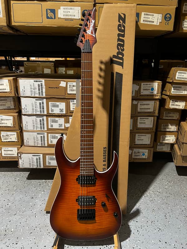 Ibanez RGA42FM Solidbody Electric Guitar - Dragon Eye Burst Flat image 1