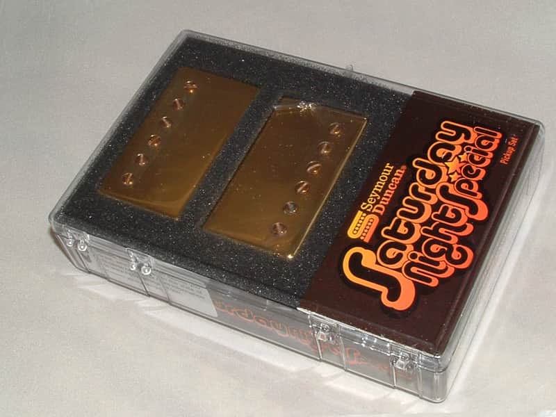Seymour Duncan Saturday Night Special Humbucker Set (Gold) New with Warranty image 1