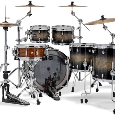 MAPEX IT SR628XUZXG DRUM SET SATURN VI BLACK INK BURST image 3