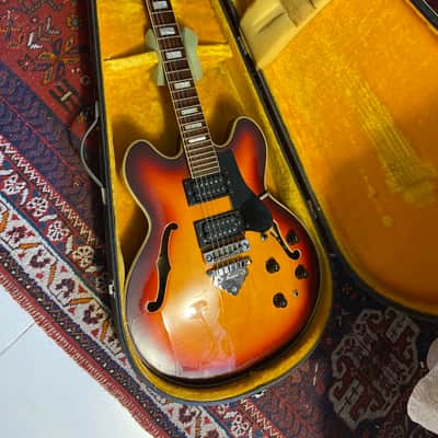 Hoyer ES-335 70s - Sunburst w/ Gibson Tim shaw pickups image 2