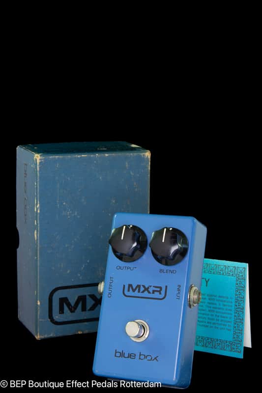 Vintage MXR Blue Box Block Logo 1977 s/n 3-008 612 as used by Jimmy Page, Rowland S Howard - Birthday Party image 1