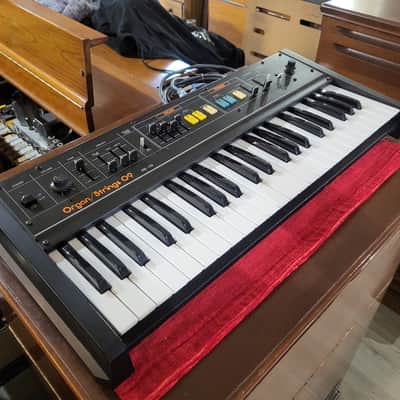 Roland RS-09 MKII 44-Key Organ / String Synthesizer 1980s - Black with Colored Buttons