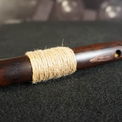 Egyptian Flute with Carved hieroglyphics - 21.5" - Bamboo image 5