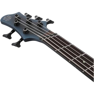 Ibanez BTB605MS Multi-Scale Bass Guitar, 5-String (with Case), Midnight Arctic Ocean image 8