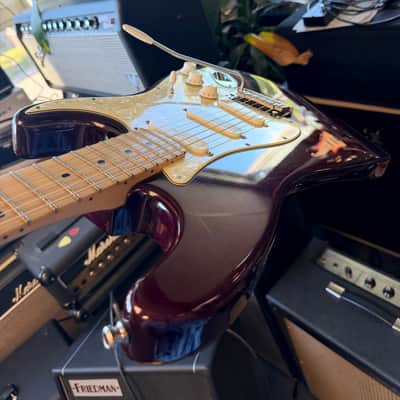 Fender Strat Plus with Maple Fretboard 1991 Midnight Wine image 11