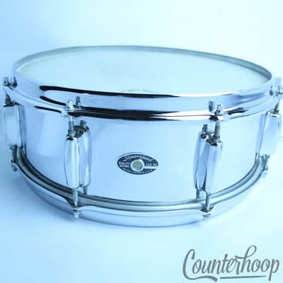 *Slingerland 14x5" Festival Chrome Steel Snare Drum 8Lug Vintage 70s No.141 USA* image 1