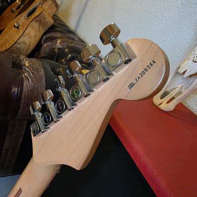 Fender Stratocaster Highway One USA LH Left Hand 2004 - Crimson Red Transparent Nitro Finish American Strat image 17