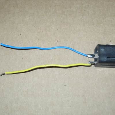 TWO lightly used genuine BOSS OUTPUT jacks (for compact sized pedals) + nuts & washers - ONE jack has two wires (blue & yellow) attached to it - they work fine (specifically from 2010 (but can be used on other year BOSS pedals) NO pedal / NO other parts image 7