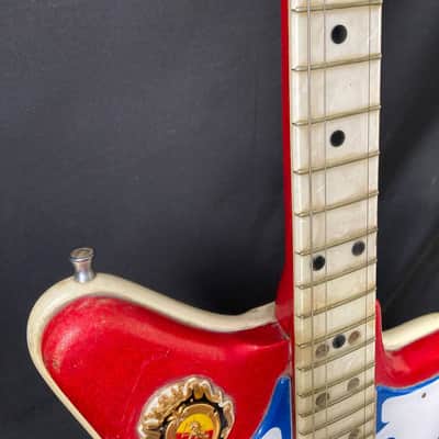 Bartolini Gemelli 4v Vintage Red Sparkling Leider Made in Italy image 8