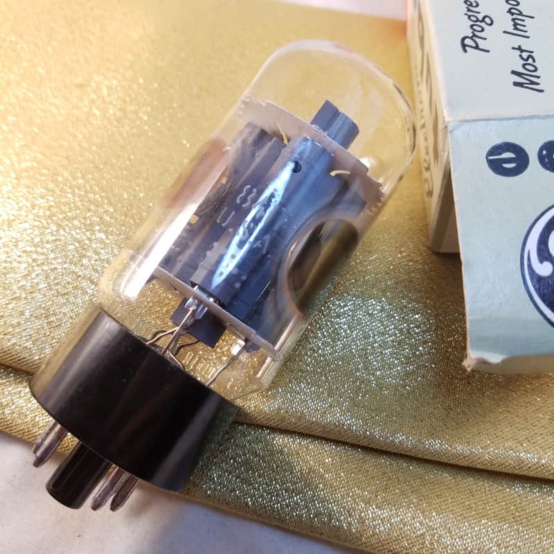 Sylvania etc. 8417 AT1000 TESTED Vacuum Tube early side and top getter hi-fi beam power pentode 1963-1965 image 1