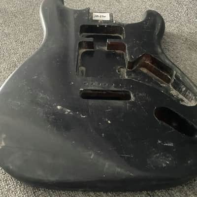 Black Basswood DIY Project Guitar Strat Style Body image 2