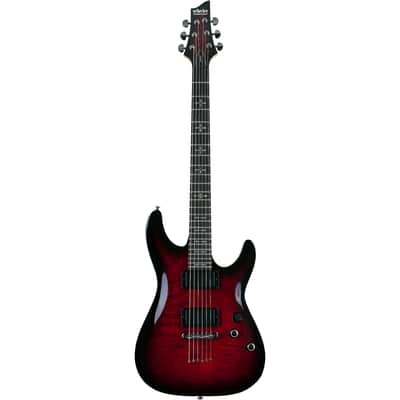 Schecter Demon-6 Crimson Red Burst CRB Electric Guitar B-Stock Demon6 Demon 6 image 1