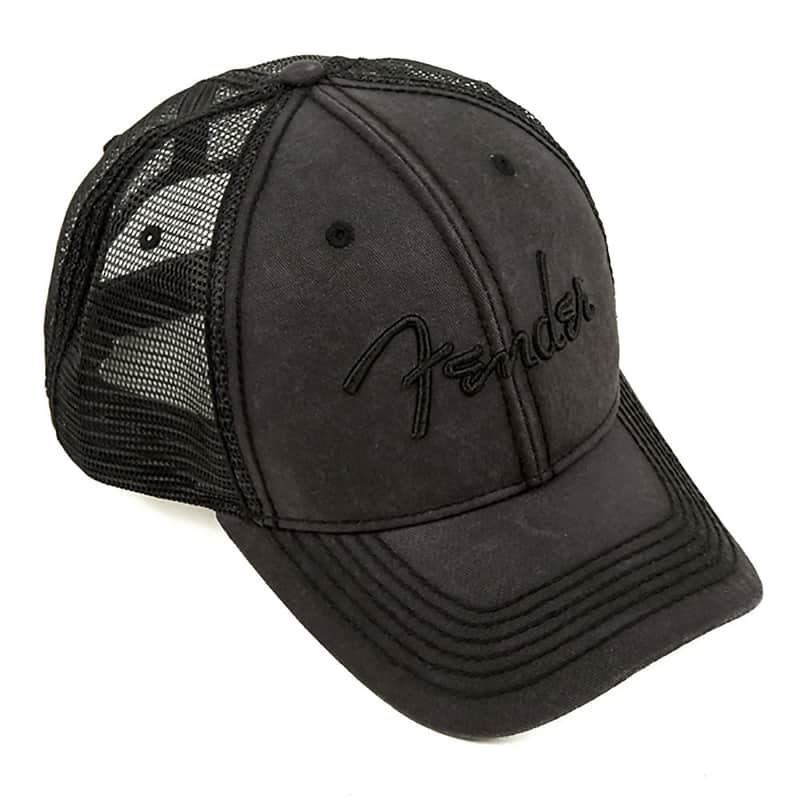 Fender 910-6644-000 Blackout Trucker Hat image 1