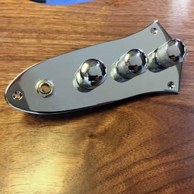 Prewired Jazz Bass BLEND Control Plate - Volume / Blend / Tone - Choice of Knobs - Import/Squier image 1