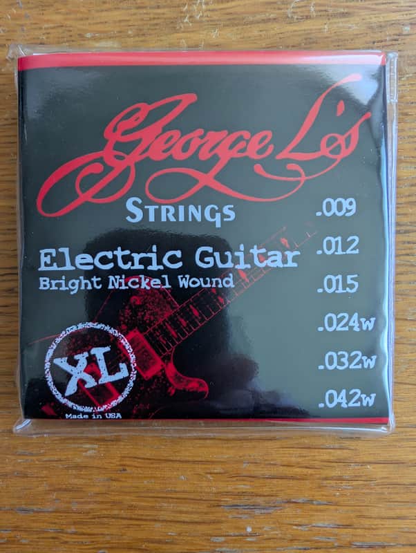 George L’s Electric Guitar XL Bright Nickel Wound Strings image 1