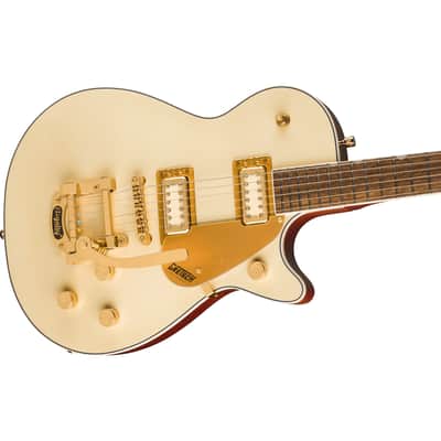 Gretsch Electromatic Pristine LTD Jet Single-Cut With Bigsby - Laurel Fingerboard, White Gold image 3