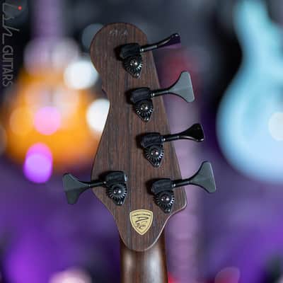 Dingwall Super J 5-String Buckeye Burl Purple to Turquoise Reverseburst image 17