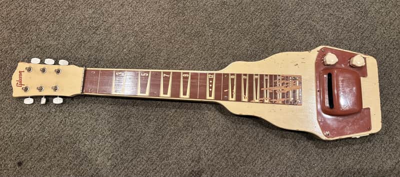 Gibson br-9 lap steel 1952 - cream #2 image 1