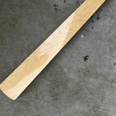 Fretless Maple Wood Jazz Bass Style Neck, 20 Frets image 3