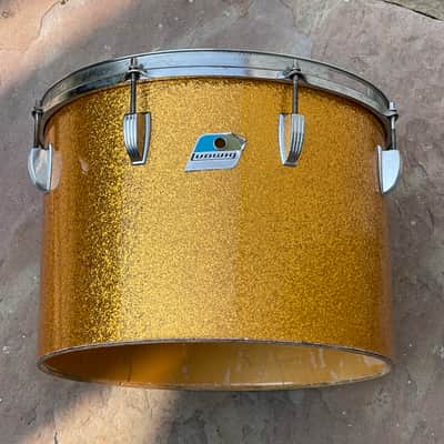 1970's Ludwig 14" Concert Timp Tom Gold Sparkle 10x14 6-PLy image 2