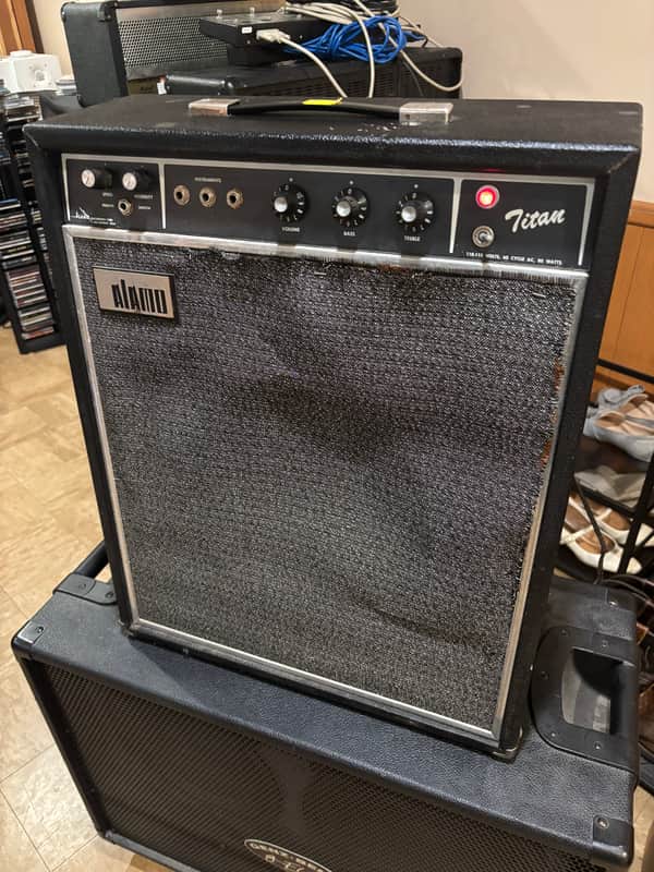 Vintage Alamo Titan Tube Combo Amp Amplifier - 1960’s - Black - Works Great! image 1