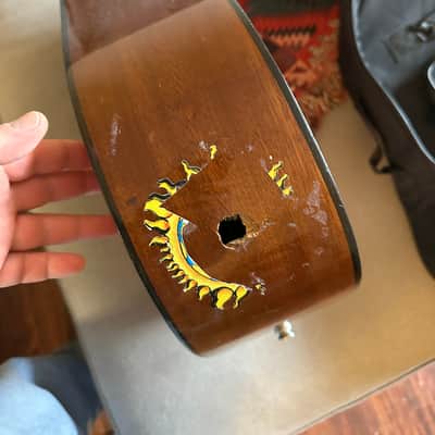 Fender G-II ? Acoustic guitar, electronics taken out image 5