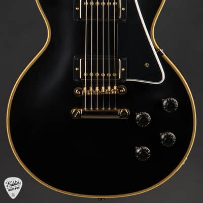 Gibson Custom Shop 1957 Les Paul Custom VOS Ebony 9.10 #751830 image 2