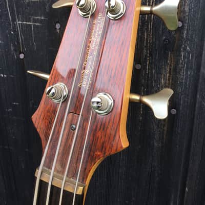 Mint 1981 Aria Pro II SB-900 Matsumoku 4 String Bass in Walnut Perfect image 8