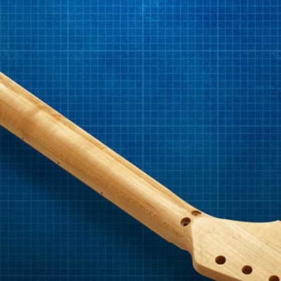 USA Made Premium Locking Nut Routed 22 fret Maple Strat Neck image 4