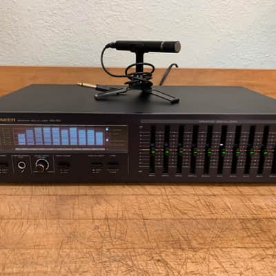 Amazing Pioneer SG-50 Stereo Graphic Equalizer Spectrum Analyzer Microphone Audiophile Vintage image 2