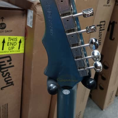 Epiphone 150th Anniversary Wilshire Electric Guitar in Pacific Blue (2022) On Sale 6/26-6/29! image 5