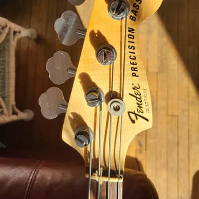 Fender Precision Bass fretless 1977 - Mocha with rosewood fingerboard image 4