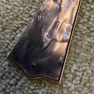 Unknown Pearloid truss rod cover 50s-90s Grey image 2