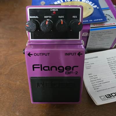 Boss BF-2 Flanger MIJ 1985 "Thanks to the World" image 5