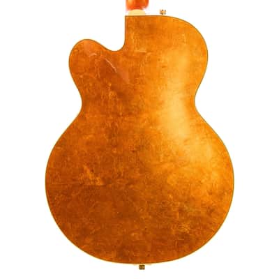 Gretsch USA Custom Shop Stephen Stern G6120-125 Chet Atkins 125th Anniversary - Transparent Orange over Gold Leaf image 2