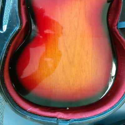 Kent 559-1462 Short Scale Bass Vintage 60s, 70s Tobacco Sunburst image 2