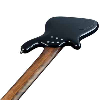 Warwick Artist Line Steve Bailey 5-String Bass, Black, Fretless image 4