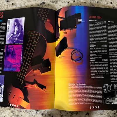 Seymour Duncan Pickup Catalog 1988 59 Alnico II Pearly Gates Staggered Flat Pro JB Trembucker quarter pound screamin demon invader Vintage 54 Broadcaster image 12