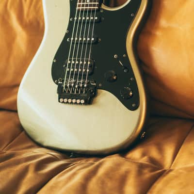 RARE Fender Japan Contemporary / Boxer Stratocaster  1985-1987 - Silver / Pewter Collector Condition image 2