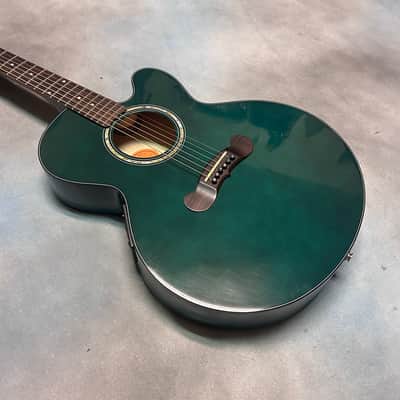 1997 Gibson EC-10 Standard Acoustic Electric Guitar Emerald Green w/OHSC image 11