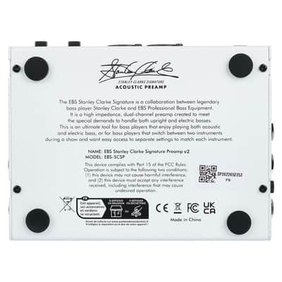EBS Stanley Clark Signature Acoustic Preamp. New with Full Warranty! image 23