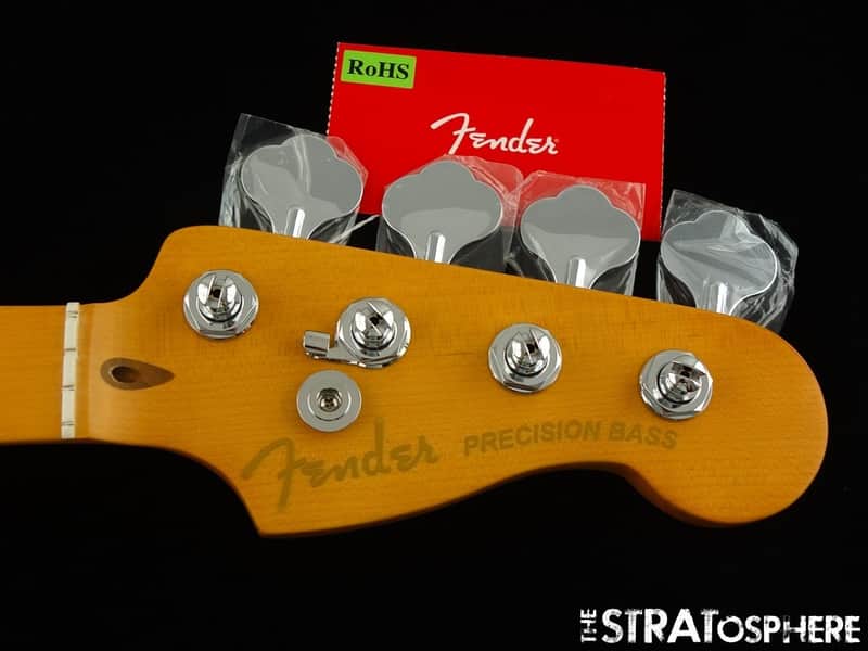 Fender American Ultra II Precision P BASS NECK w/ TUNERS USA, Modern image 1