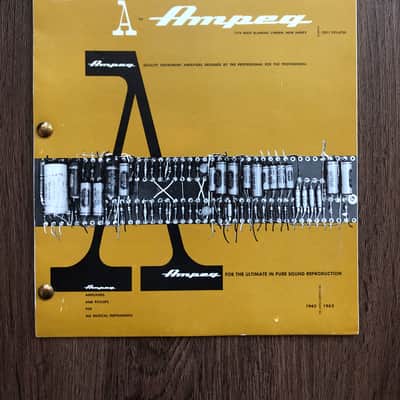 Ampeg Catalog 1962-1963 Brochure Vintage Memorabilia Case Candy image 1