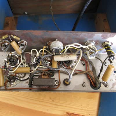 Magnatone Varsity 1950's MOT Blue Amp & Magnatone Lap Steel image 5
