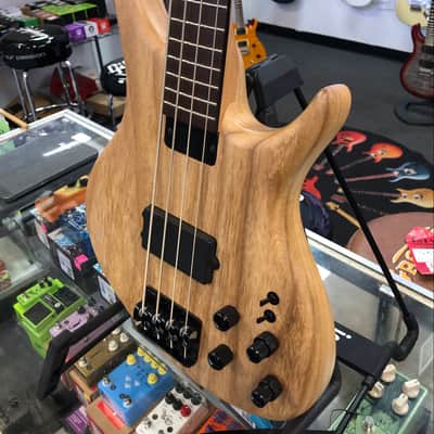 Tobias Growler IV 4 String Bass, Satin Natural with Soft Case - Mint image 4
