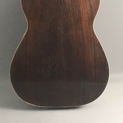 Vintage Kawai MIJ Japan Classical Guitar Lefty Conversion 1960s Natural Relic Martin Style Binding Bonus Gig Case image 14