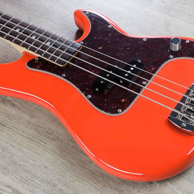 G&L LB-100-FLR with Rosewood Fretboard Fullerton Red
